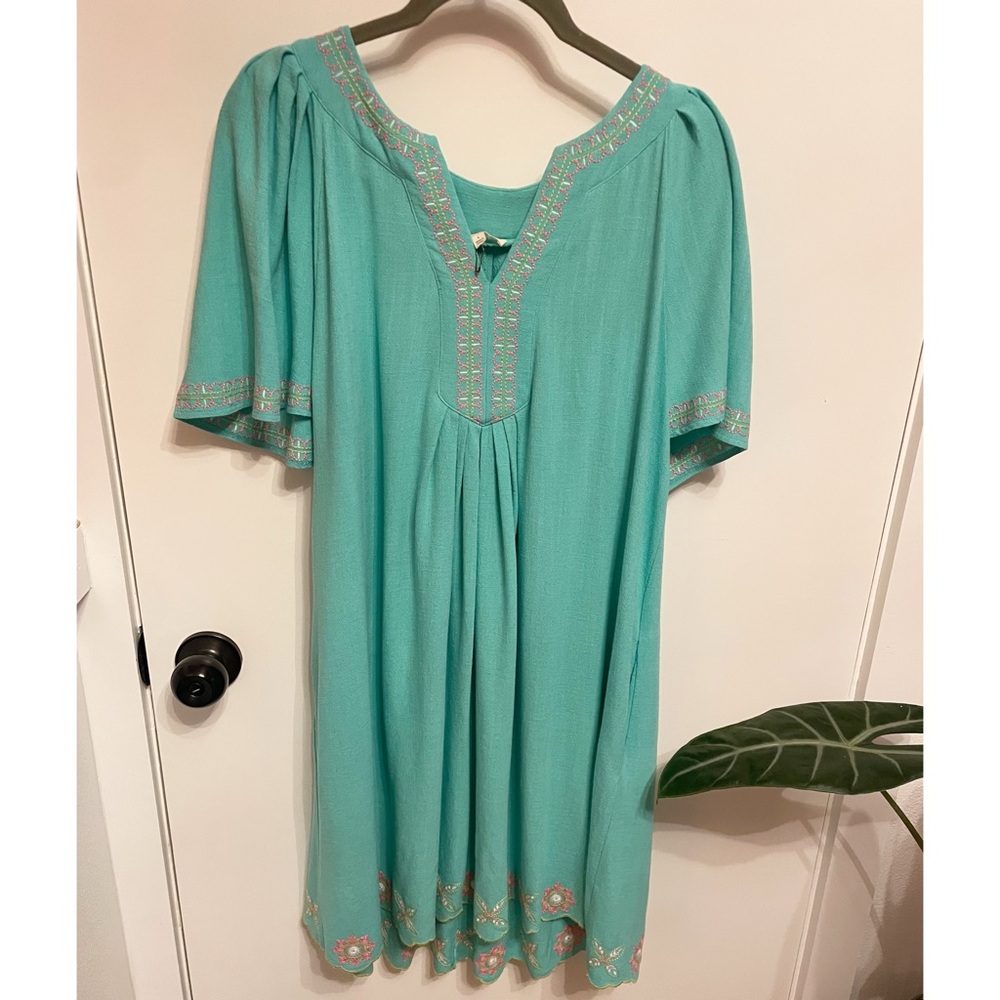 Easel Embroidered Dress